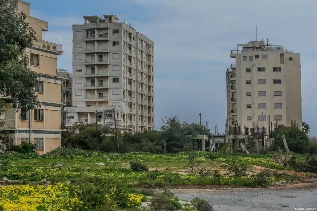 A ghost town in Northern Cyprus