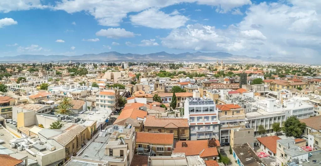 The city of Nicosia in Northern Cyprus