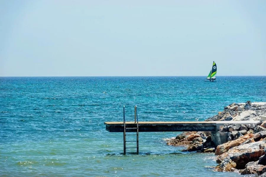 The city of Bafra in Northern Cyprus