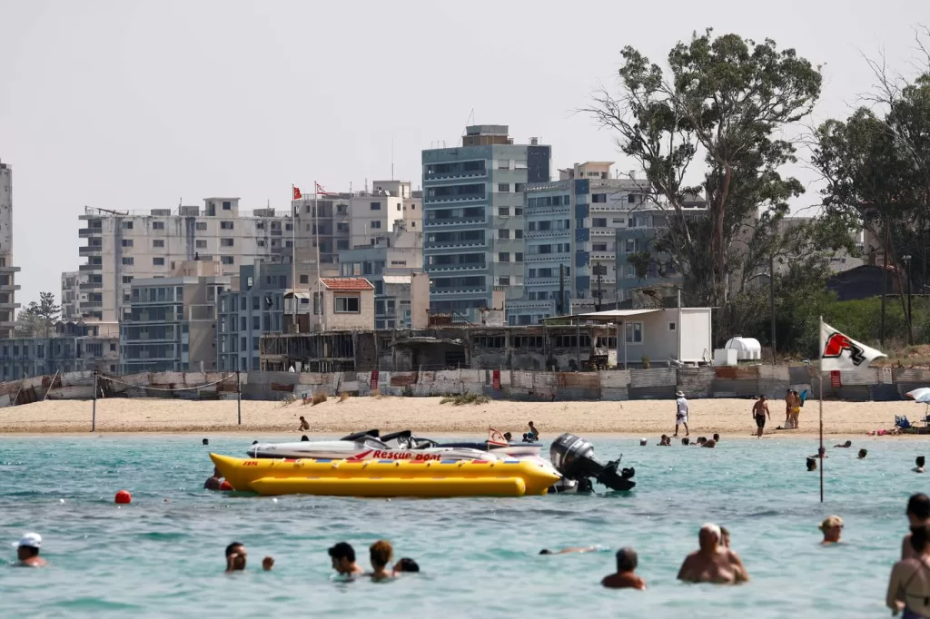 A ghost town in Northern Cyprus