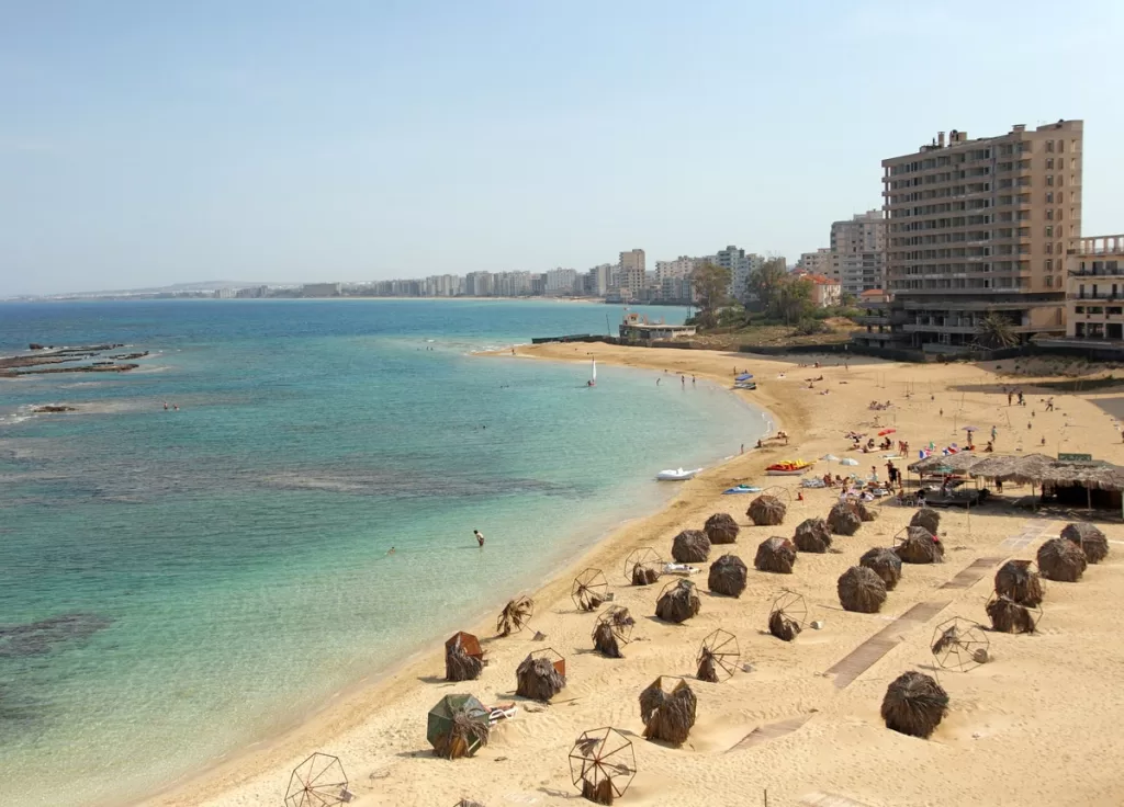 A ghost town in Northern Cyprus