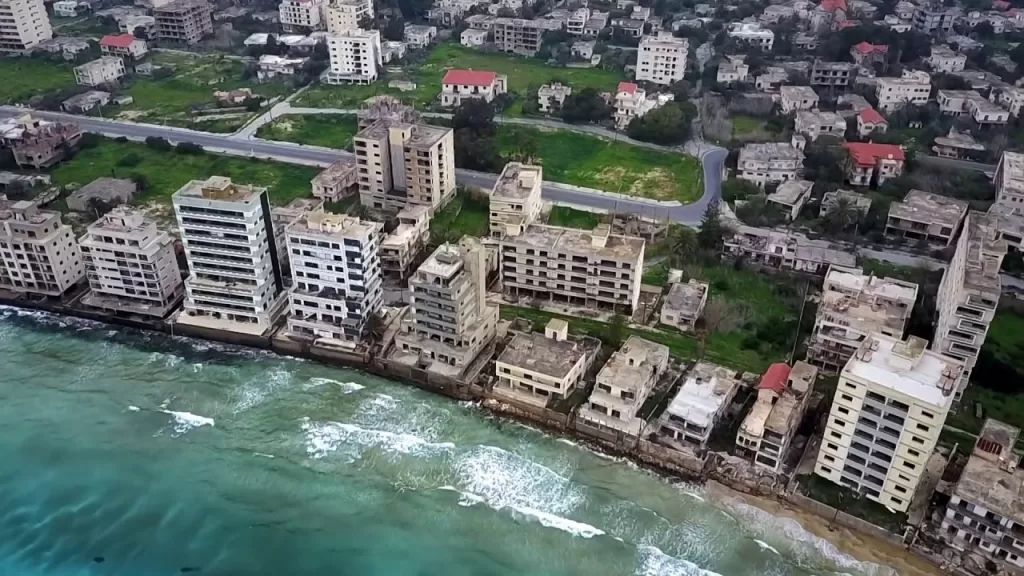 A ghost town in Northern Cyprus