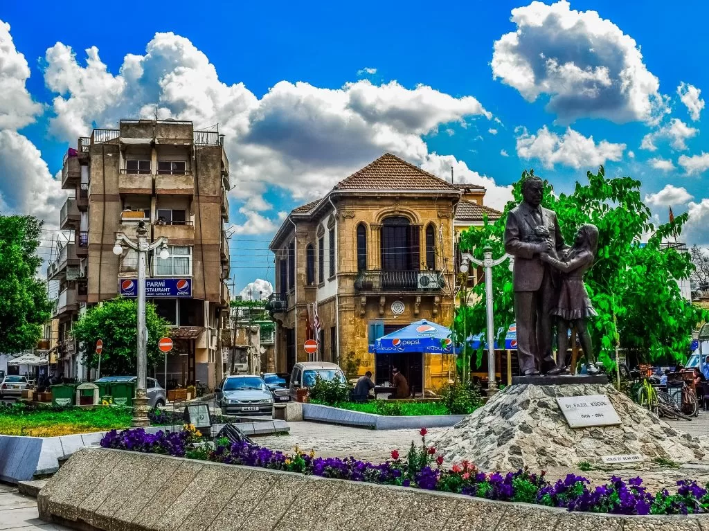 The city of Nicosia in Northern Cyprus